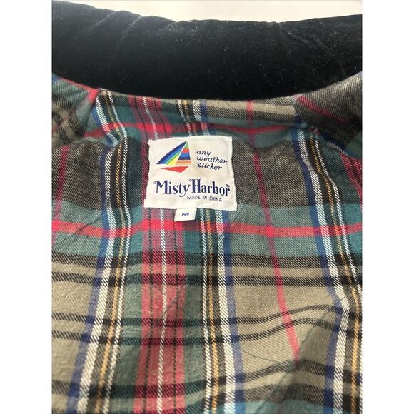 Misty Harbor Womens Raincoat Size L Vintage Any Time Slicker Green Long 100% PVC - Picture 6 of 10